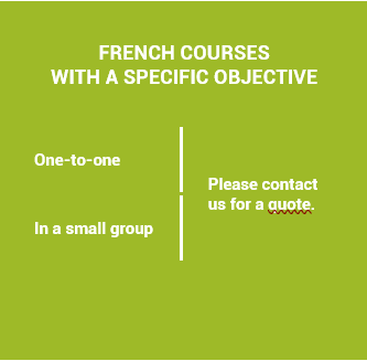 French courses with a specific objective