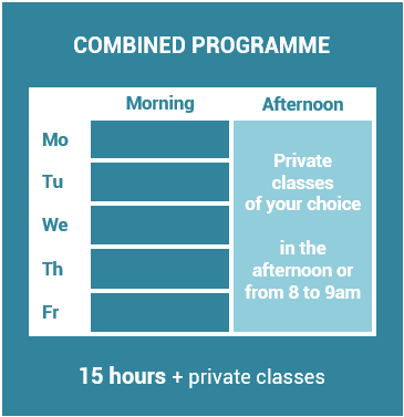 Planning programme combiné de français à Paris