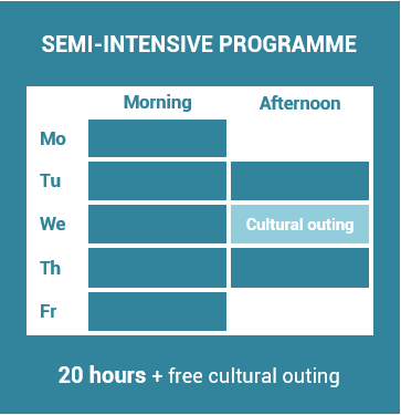 Semi-intensive program - French in Paris