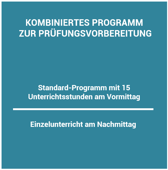 Kombiniertes Programm zur Prüfungsvorbereitung - École Suisse