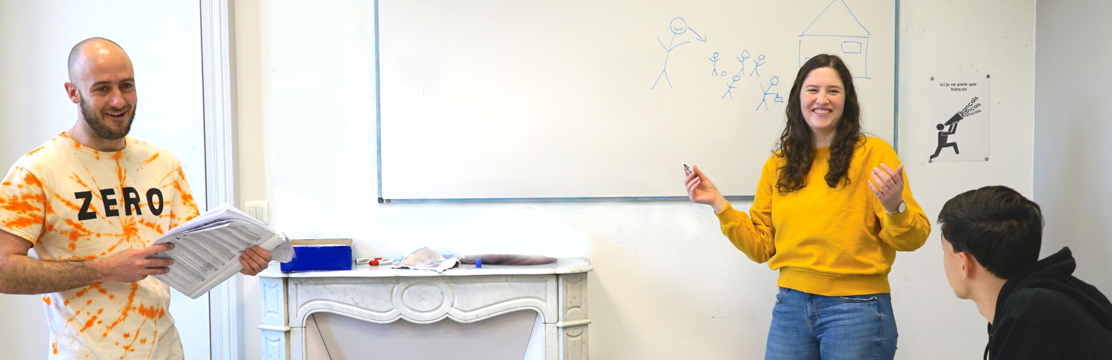 En classe de français à Dijon