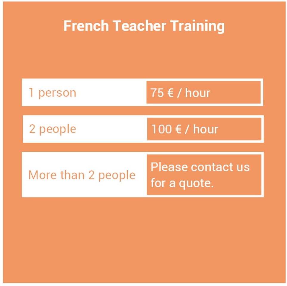 French Teacher training Program 1
