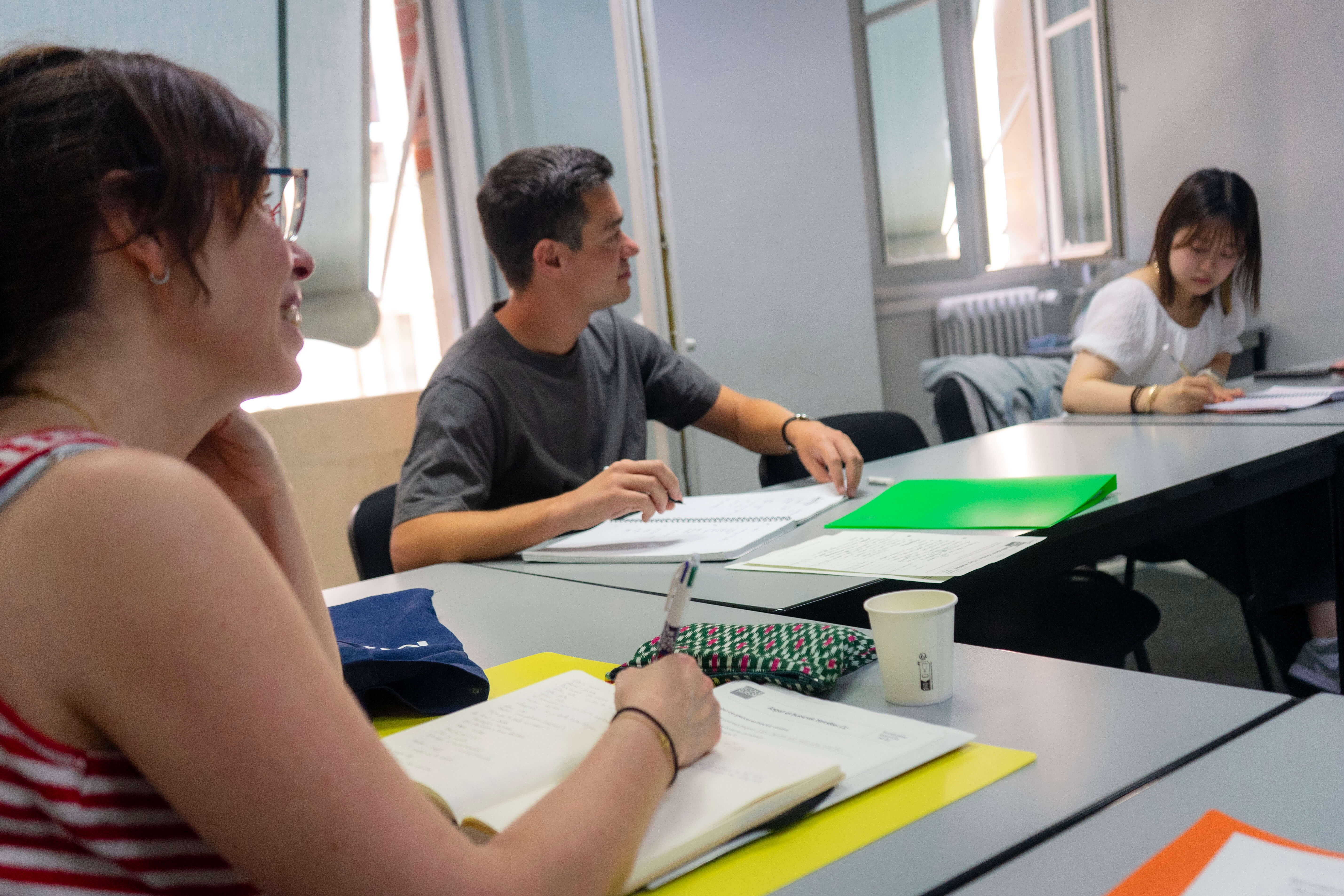 French lesson in small groups in Paris