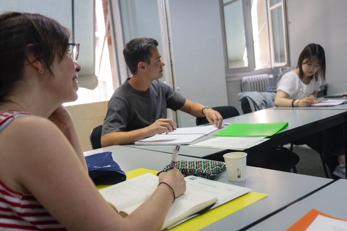 Cours de français à l'École Suisse