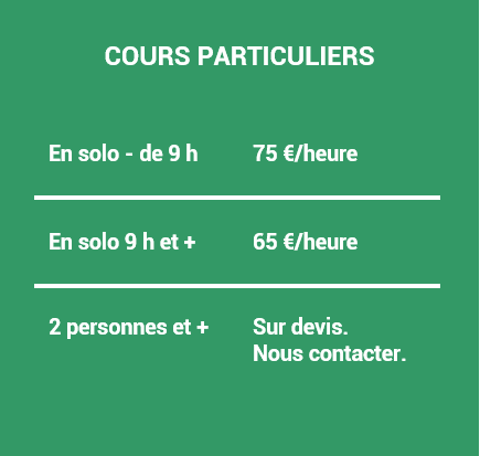 Nos tarifs pour les cours particuliers de français en ligne pour étrangers